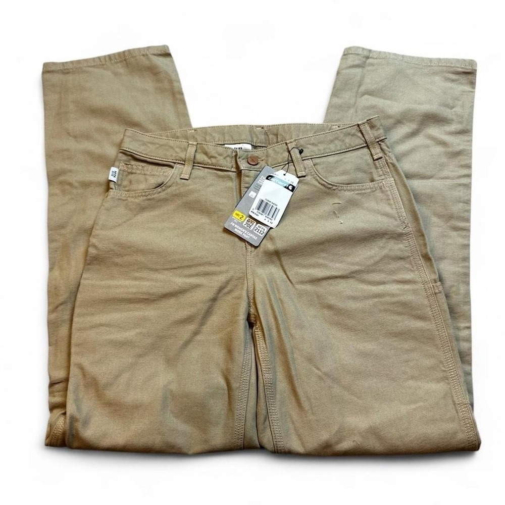 Carhartt Pants Women's 4x32 Regular Tan Flame Resistant‎ NWT Rugged FR Workwear